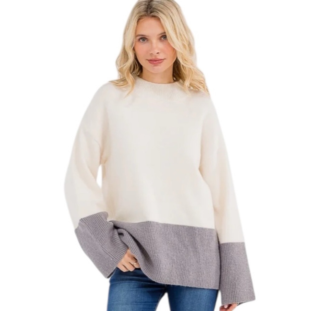 0130:  MIRACLE NWT SWEATER CREAM (R1) - Picture 2 of 3
